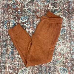 Smartwool recycled terry pant merino wool blend in picante jogger sweatpants S